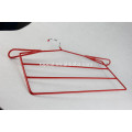 Metal clothes hanger with PVC